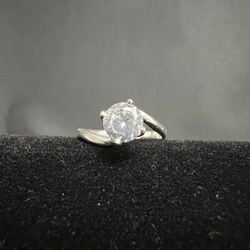 .5 ct. Solitaire Engagement Ring .925 Sterling Silver
