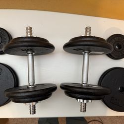 Weights And Pull Up Bar