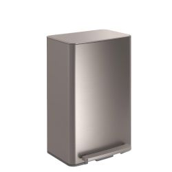 Simplehuman CW1807 Rectangular Step Trash Can 45L Brushed Stainless Steel