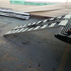 Motorcycle Or Lawn Mower Ramps