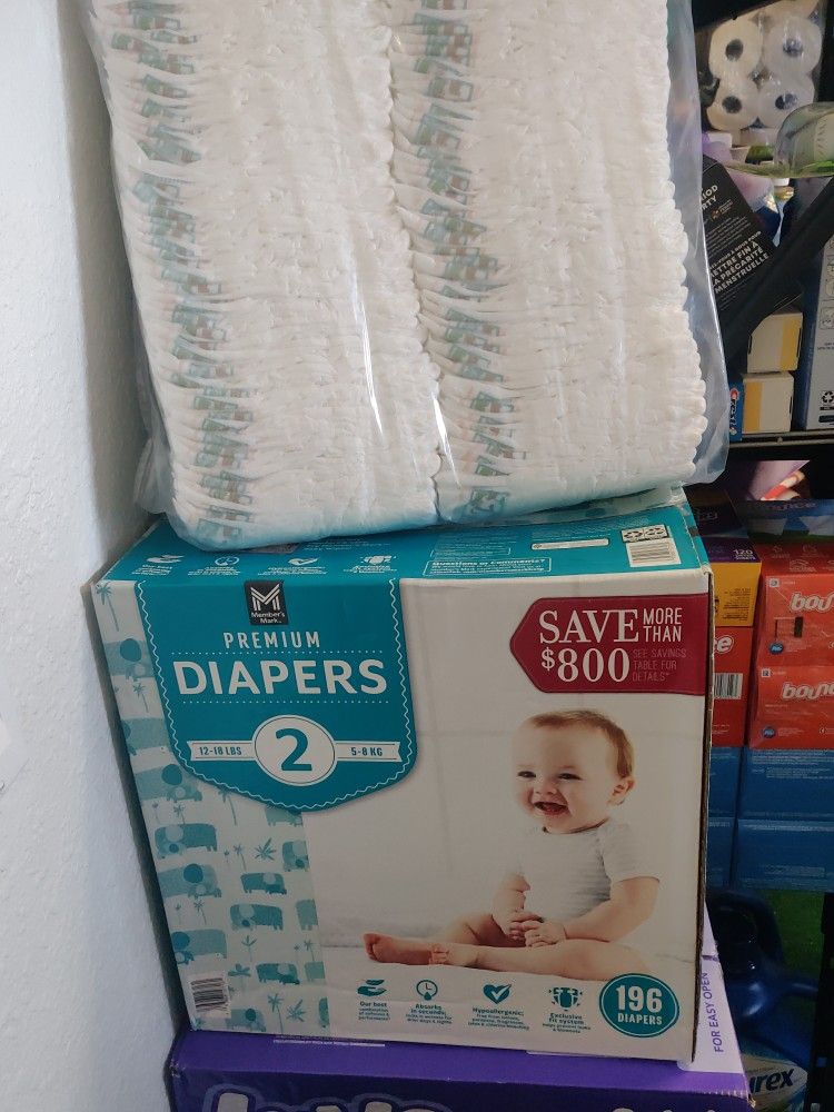 Members Mark Size 2 Diapers 294