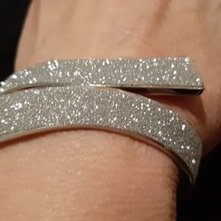 Shimmery Silver Bracelet. 