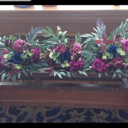 4 Bridesmaid Bouquets - Silk