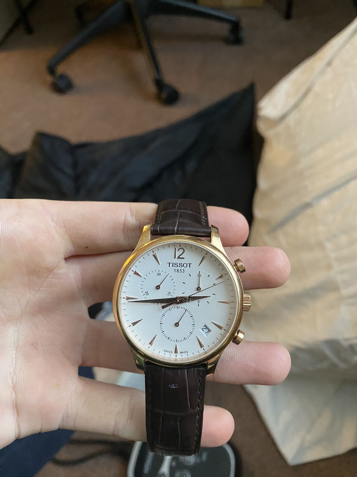 TISSOT TRADITION CHRONOGRAPH WATCH for Sale in Bethlehem PA OfferUp