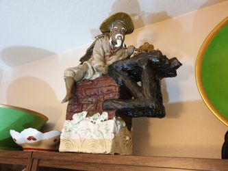 big antique porcelain figure