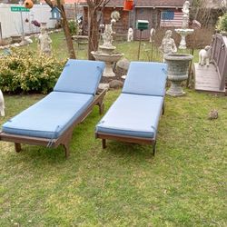 Pair Of Lounging Chairs 