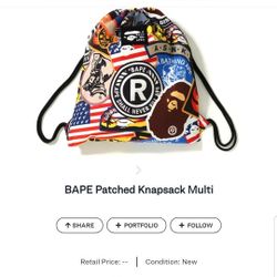 Bape Multi Patch Bag