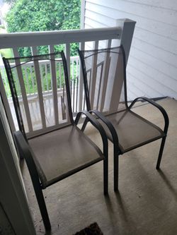 Outdoor chairs