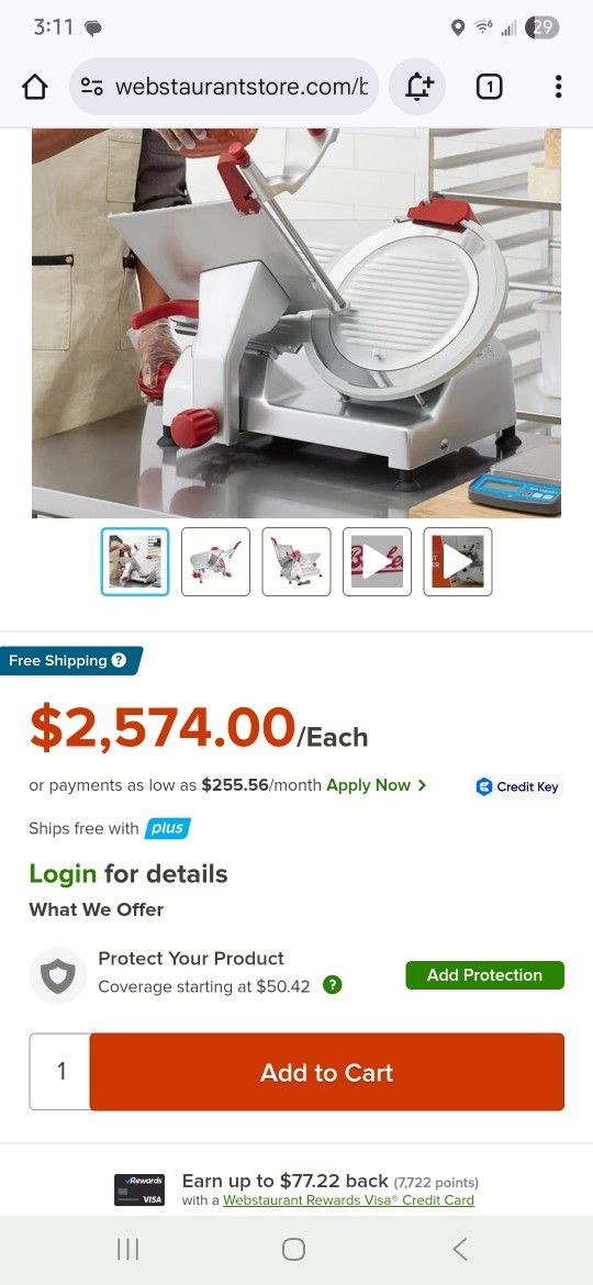 Commercial Slicer. $1100