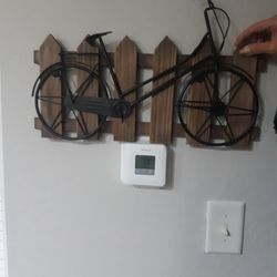 20.5" X 13" Rustic Bike Wall Decor