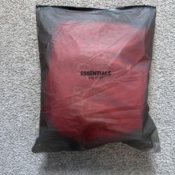 Coral essential fear of god hoodie size small brand new