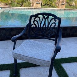 Outdoor Patio Chair Cushions (10) and oversized Chair Cushions (2)