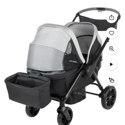 Monbebe Everyday Outings Wagon Stroller, Cobblestone Grey, Toddler, Unisex