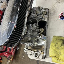 350 SBC Dual Carb intake & Air Filter 