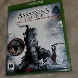 Assassins Creed 3 Remastered (Xbox One)