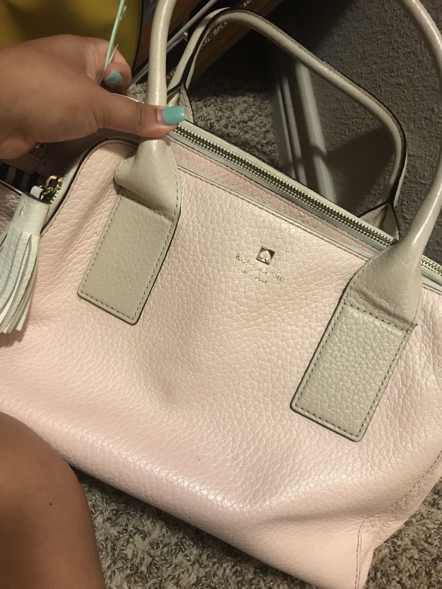 Kate Spade light pink tote bag $40 oBo