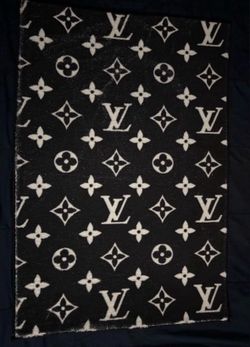 LV print soft rug