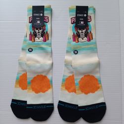 San Diego Padres Men's City Connect 2.0 Dia De Los Muertos Alternate Stance Socks Large