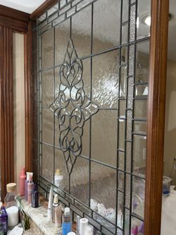 Stained Glass Window - Clear And Opaque Glass