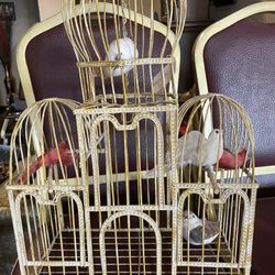Metal Bird Cage, Vintage Bird Cage Décor