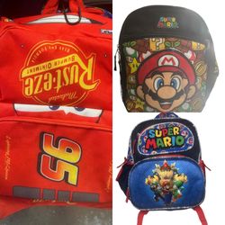 Cars supermario backpacks