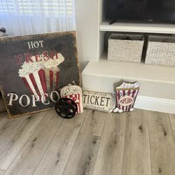 Movie Theater Themed Decor