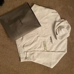 New Light Oatmeal Essential Hoodie