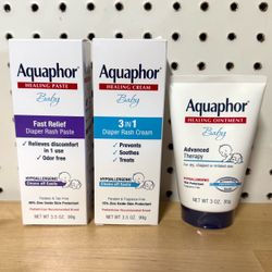Brand New Aquaphor Baby - $4 each