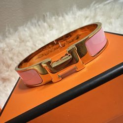 Hermés Pink & Gold Summer bracelet 