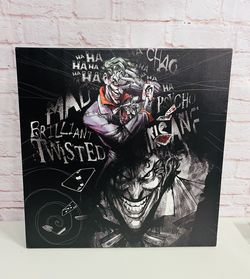 Joker DC Comics Stretched Canvas Print RARE 24x24 Artissimo Sports/Entertainment