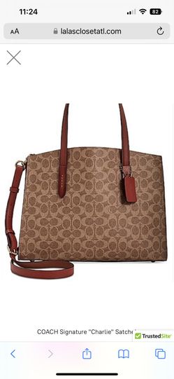 Coach Signature “Charlie”  Satchel