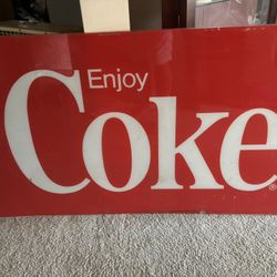Antique Coke Sign -municipal Stadium