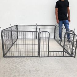 $85 (Brand New) Heavy duty 24” tall x 32” wide x 8-panel pet playpen dog crate kennel exercise cage fence play pen 