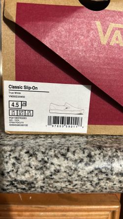 White vans 4.5jn $30