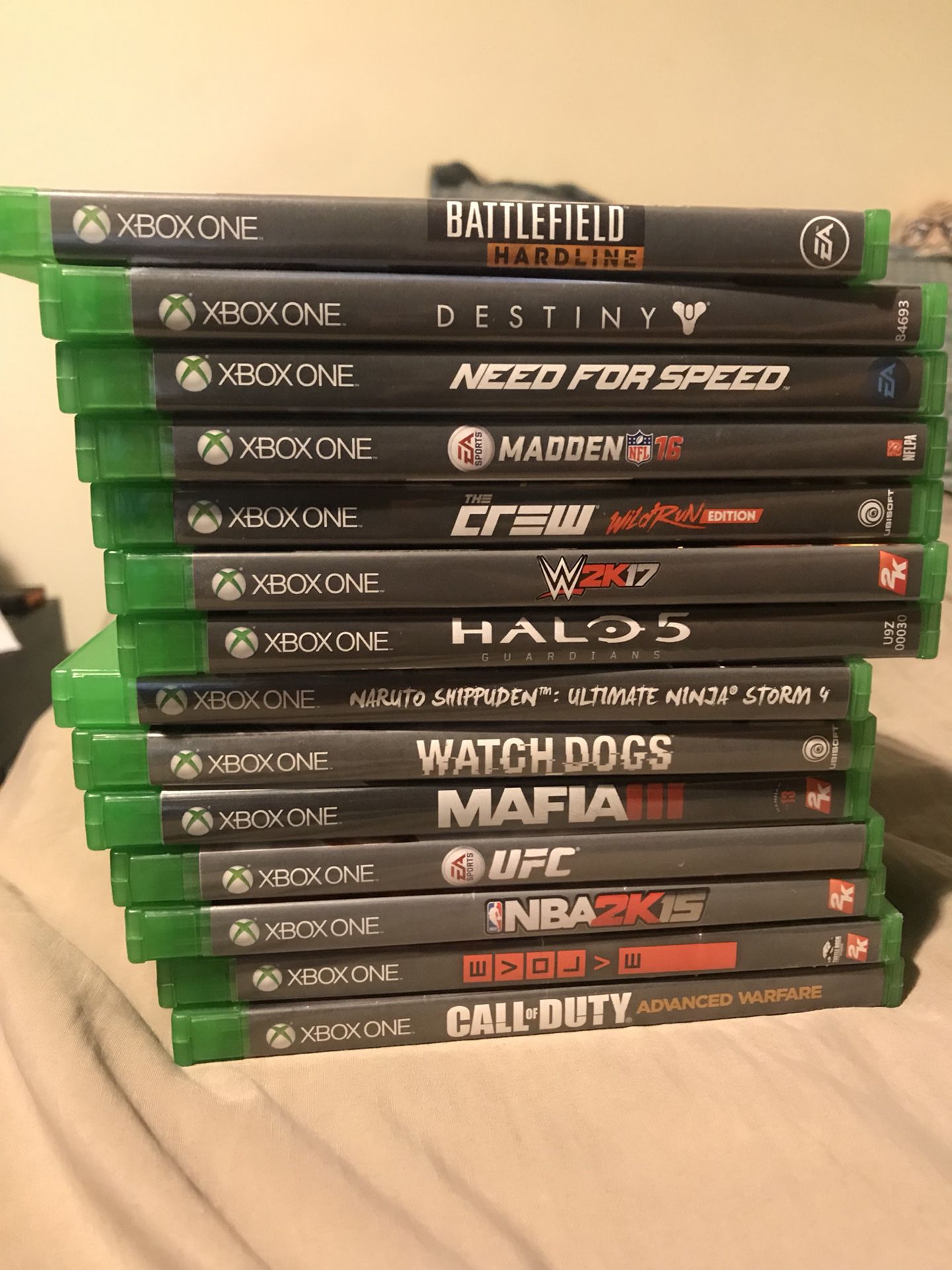 All my Xbox one games