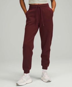 Lululemon Scuba High Rise Jogger Red Merlot - Size 6