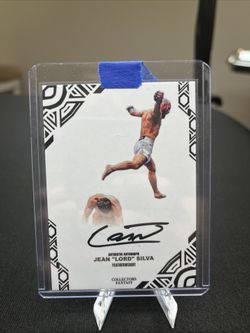 Jean "Lord" Silva Featherweight MMA Autograph Card Jumping Off Arnold Allen