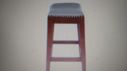 29" Saddle Stool with Nail Head