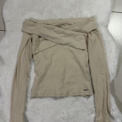 Off The Shoulder Ribbed Top