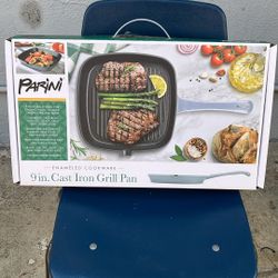 9 Inch Cast Iron Grill Pan 