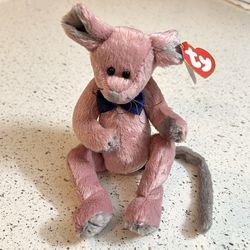 Vintage 1993 Ty Beanie Babies The Attic Treasures Cromwell the Mouse