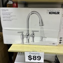 Kohler Oresund Pull-Down Bridge Kitchen Faucet