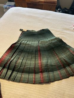 Pendleton reversible skirt.