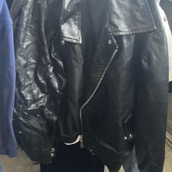 Leather Jacket Size Small 