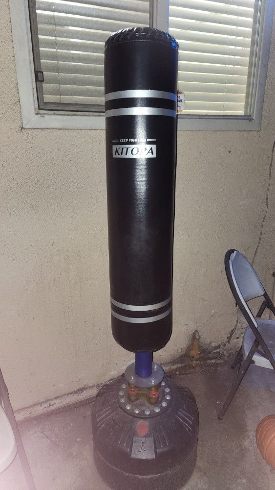 Freestanding Punching Bag, Cover, And Makiwara for Sale in Arcadia, CA