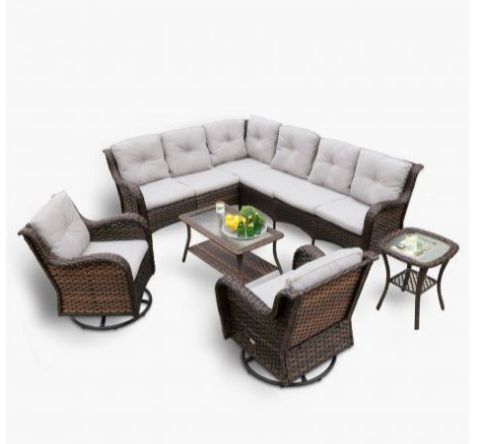 Brand New Patio Sofa With Patio Swivel Chairs Patio Rocking Chairs Swivel Chairs Brand New Patio Furniture Set Outdoor Furniture Brand New