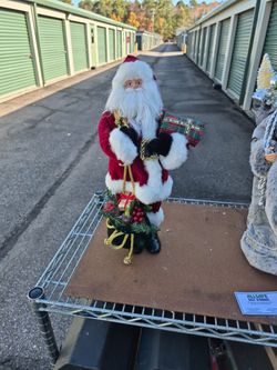 Santa Statute W/ gifts