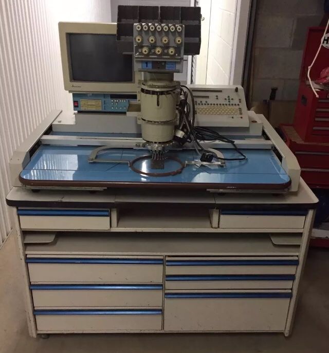 Barudan BEAT IV-YS-T 7-needle 1 Head Industrial Embroidery Machine