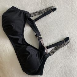 VICTORIAS SECRET SWIM SUIT BLING STRAP TOP✨