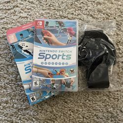 Brand New Nintendo Switch Sports With Fitness Joycon Strap